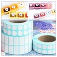 thumbnail image 4 of KAKOWELY 3 Rolls Blank Sticky Labels Blank Label Sticker Classification Label Stickers Tabs Stickers,0.43X"X0.39"X0.04", 4 of 4