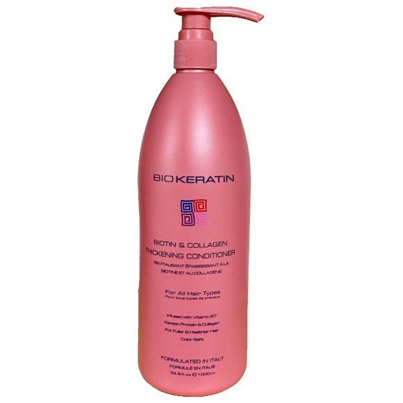 Bio Keratin Biotin & Collagen Thickening Conditioner, 33.8 fl.oz. (1000 ml)