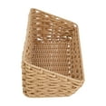 thumbnail image 5 of HomeZone 2-Pack Beige Poly Rattan Basket Organizers, 21in L x 8.5in W x 6in H, 5 of 12