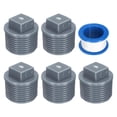 thumbnail image 1 of 5 Tapones de ajuste de tubo de rosca macho de 3/4 pulgadas PT, tapones de limpieza, adaptador con cinta para calentadores de agua, 1 of 6