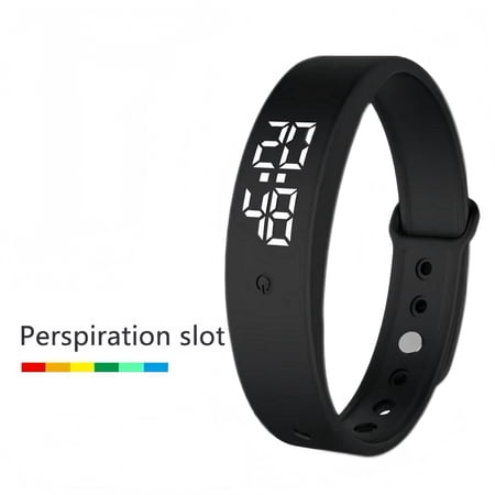 Jiuyaoyiyang Fitness Tracker with Body Temperature Monitor, IP67 Waterproof Smart Band with Heart Rate, Sleep Monitor, 30-Day Battery, LED Display for Health & Wellness