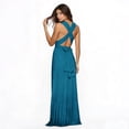 thumbnail image 5 of Multi-way Transformer Dress Sexy Backless Cross Bandage Maxi Dress Flowy Infinity Evening Gown for Bridesmaid Wedding Party Prom, 5 of 6
