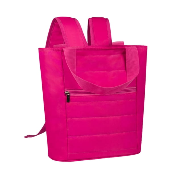 Almencla Sac à Dos Glacière Moderne Souple Étanche Sac Isolé pour Pêche Randonnée Voyages Rouge Rose