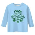 thumbnail image 4 of MuXiKeJi Clothes Toddler St. Patrick's Day Shirts Girls Boys Shamrock Graphic Tees St Patty's T-Shirt Irish Tops, 4 of 4