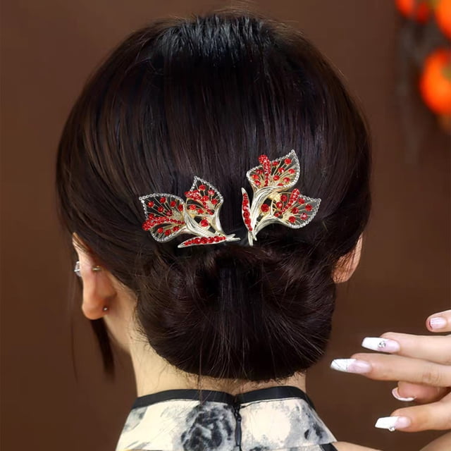 Rizador de pelo retro con forma de herradura para mujer. Nuevo clip elegante y moderno para chicas. Pinza para el pelo versátil y a la moda.