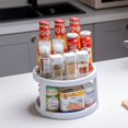 thumbnail image 3 of Estante de almacenamiento giratorio para caja de condimentos, estante para caja de almacenamiento, estante para suministros de cocina, botella de condimentos para piso de esquina, 3 of 5