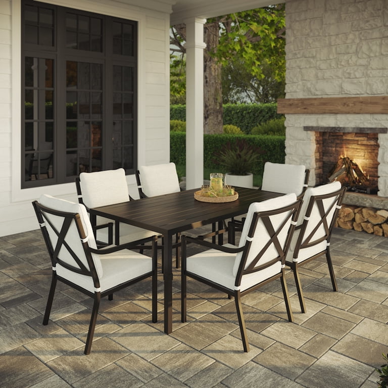 My Texas House Cambria Outdoor Dining Armchair Set, 2-Piece photo 6