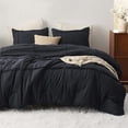 thumbnail image 2 of Juego de Edredón Bedsure Queen con Sábanas 4 Piezas Ropa de Cama Negra, 2 of 9