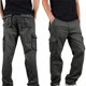 thumbnail image 5 of Pantalones de Peto Resistentes Al Desgaste Con Múltiples Bolsillos de Algodón Puro de Talla Grande Para Hombre Odeerbi  ODB-6, 5 of 6
