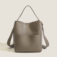 thumbnail image 3 of Bolso de verano de moda para mujer 2024, nuevo bolso de mujer con textura, bolso bandolera, bolso de cubo, bolso de mano de gran capacidad, bolso de un solo hombro, 3 of 4