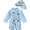 Blue marine animal, variant on WIBACKER 0-5T Toddler Boy Rash Guard Swimsuit with Hat Kids Long Sleeve One Piece Zipper Swimwear Sunsuit Infant Beachwear