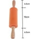 thumbnail image 2 of Mini rodillo de amasar de 9 pulgadas, 2 uds., rodillo de amasar con mango de madera para niños, rodillos de masa para suministros para hornear, cocina casera, 2 of 5