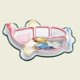 thumbnail image 2 of 3-Piece Children's Dinnerware Set Bamboo Fiber Divided Plates Spoon Fork Toddler Utensils Self-Feeding Red, 2 of 5