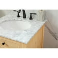 thumbnail image 4 of Elegant Decor Metropolis 24" Aluminum MDF Single Bathroom Vanity in Natural Wood, 4 of 8