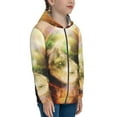 thumbnail image 5 of Kdxio Yin Yang 1 Pattern Kids Boys Girls Zip Up Hoodie 3D Printed Hooded Sweatshirt Hoody Coat with Pocket 7-12 Y-Medium, 5 of 6