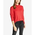 thumbnail image 2 of Sanctuary Clothing Womens Waffle-Knit Thermal Blouse, Red, Small, 2 of 5