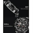 thumbnail image 4 of Sport Watches SMAEL Men Watch Military Army 50M Waterproof Auto Date Alarm Clock 8027 Quartz Wristwatches Digital Light Watch, 4 of 6