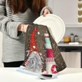 thumbnail image 6 of Coolnut Santa Claus Kitchen Dish Towel Set,Drying Kitchen Towels Tea Towels Gift Set for Drying Cleaning Cooking Baking 1Pcs, 6 of 6