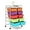 Colorful, variant on HOMGX Rolling Cart with 10 Drawers, 10 Tiers Multicolor Trolley, Drawer Bin Carts with 2 Lockable Wheels, Adjustable File & Debris Organizer Cart, Rolling Storage Cart for Office, School, Home