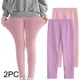 thumbnail image 1 of Odeerbi 3-12 Años Niñas 2 Pcs Leggings Mallas Elásticas Lycra Pantalones de Comodidad Suavidad Transpirable Pantimedias, 1 of 9