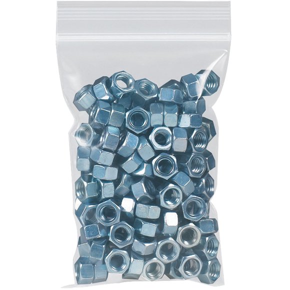Aviditi Sacs en Plastique Poly 5 Pouces x 8 Pouces 6 Mil, Transparents, Auto-Scellants avec Fermeture Éclair, Lot de 1000