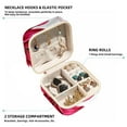 thumbnail image 2 of Ink plant Travel Portable Square Jewelry Display Necklace Organizer Storage Box, 2 of 6