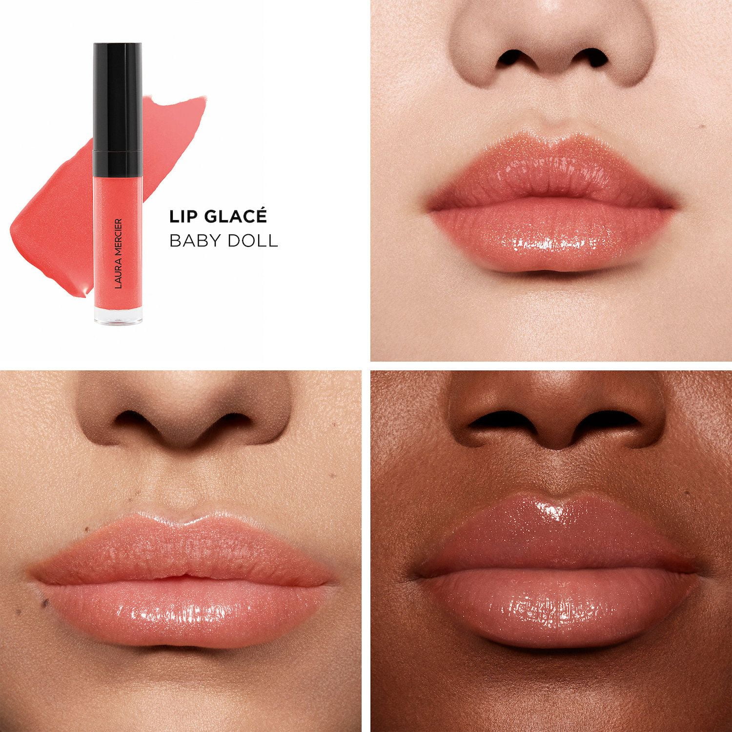 Laura Mercier Lip Glace - 190 Rose Syrup , 0.19 oz Lip Gloss