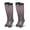 2 - Gray Sliver, variant on Gustave 5 Pairs Thin Dress Socks for Men Over the Calf Glitter Silk Sheer Socks Soft Breathable Formal Business Work Nylon Socks
