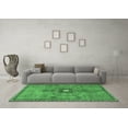 thumbnail image 3 of Ahgly Company Indoor Round Persian Emerald Green Traditional Area Rugs, 7' Round, 3 of 4