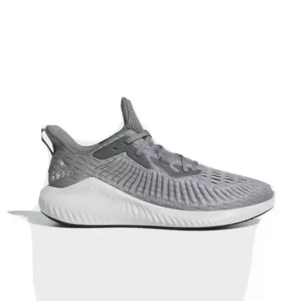 Ad-id-as Men's Alphabounce + U Running Shoes, EF1229, Grey, Size 8, NIB