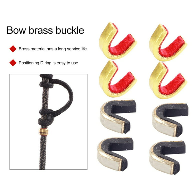 2x5 Pieces Bowstring Nocks Set, Archery Bow String Buckle Clips