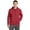 Deep Red, variant on Sport-Tek F244 Sport-Wick Fleece Hooded Pullover Sweatshirt, Big and Tall Hoodies and Sweatshirts