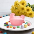 thumbnail image 6 of strola Toys Handmade Colored Glass Chicken Candy Jar, Farmhouse Kitchen Canister with Airtight Lid for Storage and Decor, 6 of 6