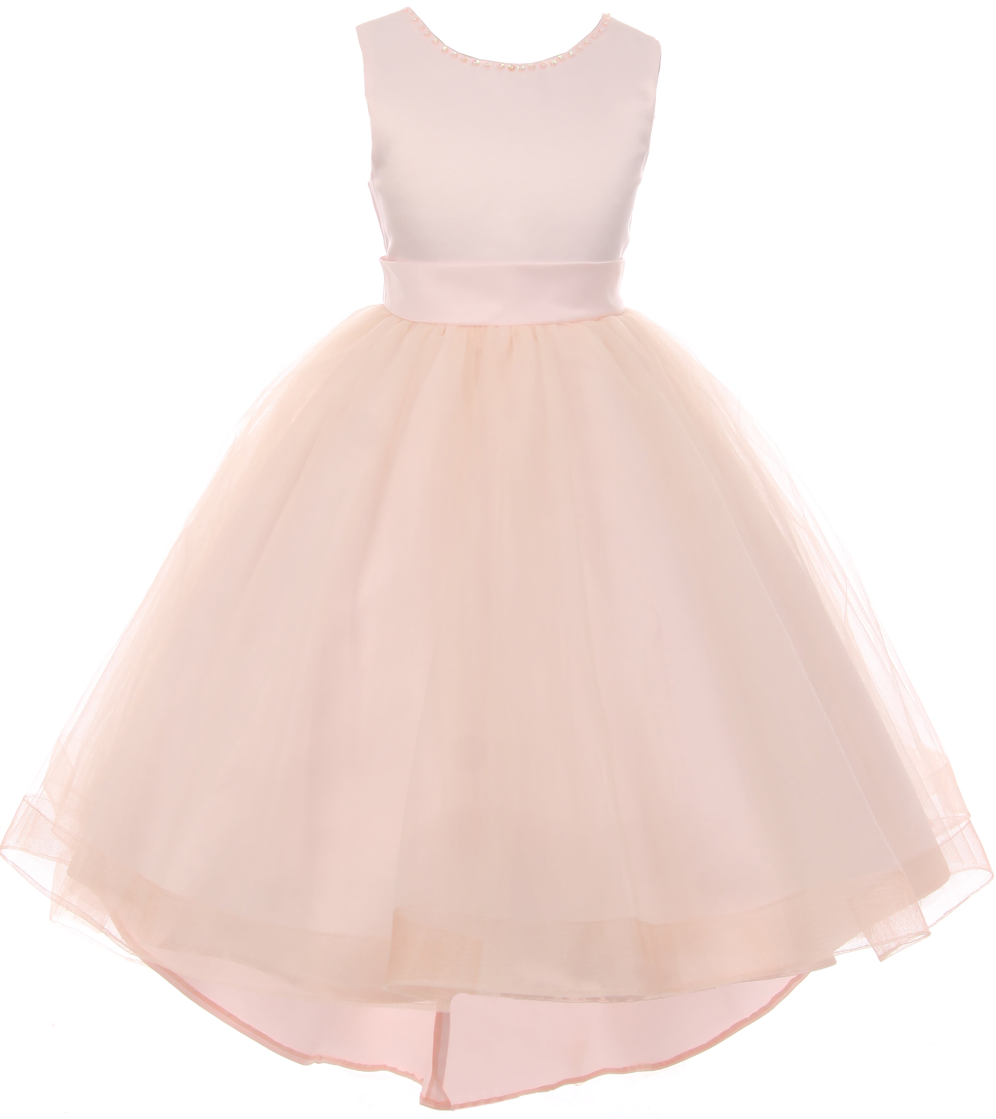 rose gold flower girl dress walmart