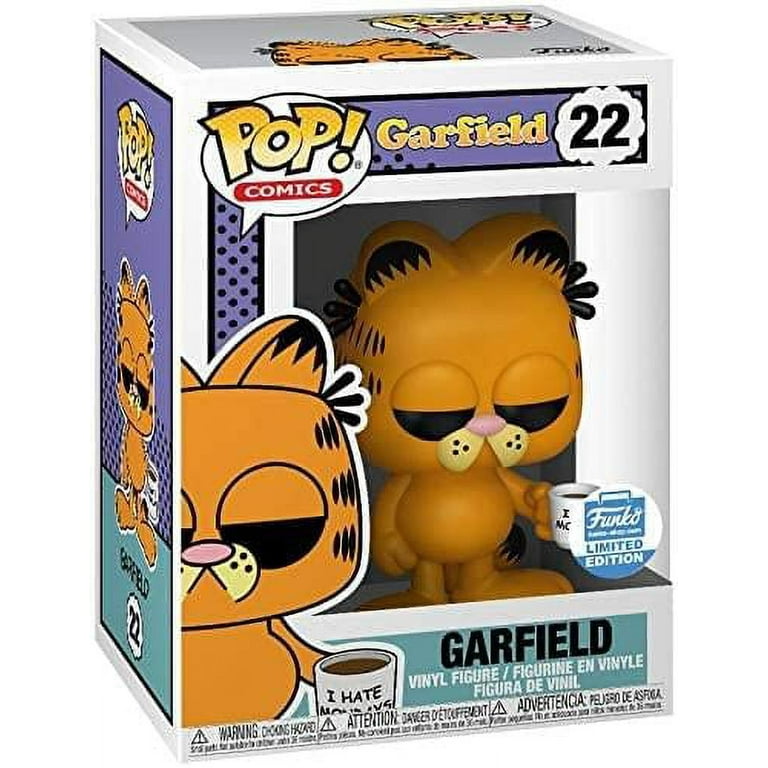 Garfield Funko POP Comics Vinyl Figure | Garfield w/ Mug - Walmart.com