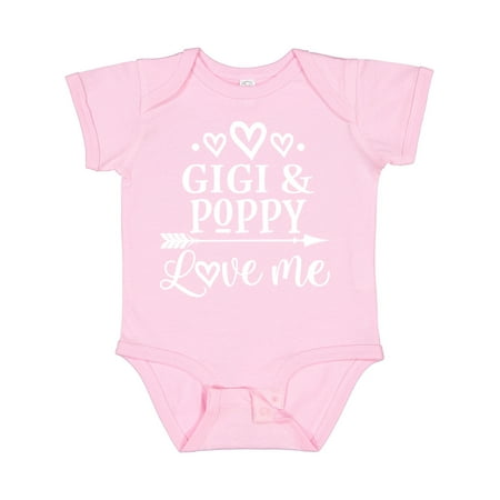 

Inktastic Gigi and Poppy Love Me Gift Baby Boy or Baby Girl Bodysuit