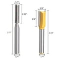 thumbnail image 2 of 5pcs 1/4 Inch Shank Straight Dado Router Bits Set for Woodworking Trimmers;5pcs 1/4 Inch Shank Straight Dado Router Bits Set for Woodworking Trimmers, 2 of 6
