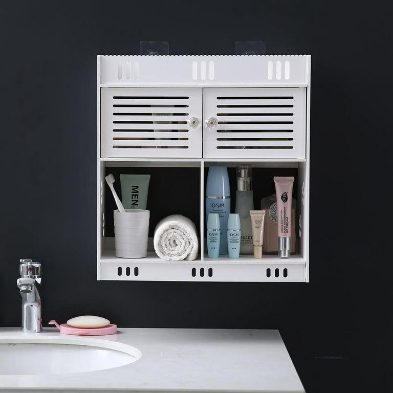 Ktaxon Wall Mount Bathroom Cabinet Medicine Cabinet Storage Organizer for  Kitchen Laundry White Finish 