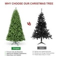 thumbnail image 5 of Bringstar 7FT Pre-Lit Christmas Tree, Premium PVC Branch Tips, 400 Warm White Lights, Artificial Green Xmas Tree, 5 of 10
