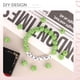 thumbnail image 4 of Perlas TINKRSTUFF, 200 unidades, 10 mm, diamantes de imitación verdes, 4 of 6