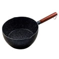 thumbnail image 2 of Milk Pot Pan, Small Cookware Pots Pan Cooking Sauce Pot Evenly Heating Milk Pan Cookware Pot with Comfortable Handle Non Stick Food Warmer Pot for Cooking, 2 of 8