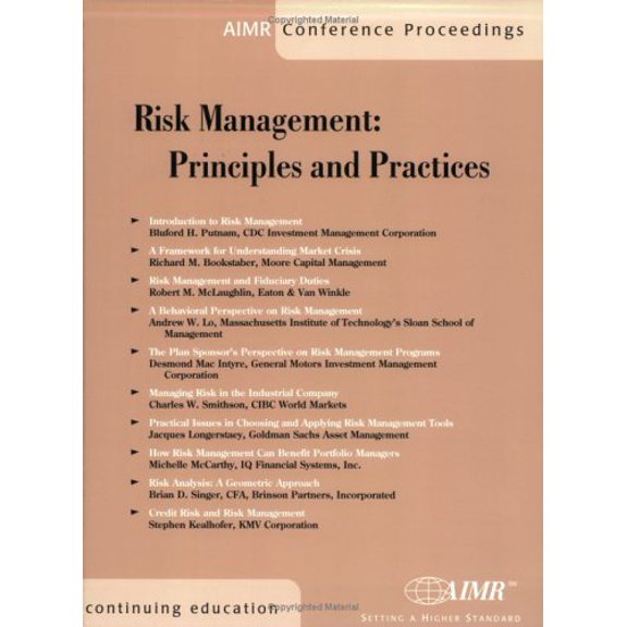 Pre-Owned Risk Management: Principles and Practices