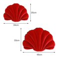 thumbnail image 5 of Luxury Shell Stuffed Pillow Velvet Pillow Sea Shell Household Decoration Bed Sofa Cushion, 5 of 5