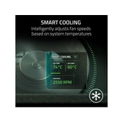 RAZER Laptop Cooling Pad, fits 14 to 18 laptops, Smart Cooling, Airtight Pressure Chamber