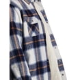 thumbnail image 4 of True Nation by DXL Men's Big and Tall Lined Flannel Shirt Jacket Navy 2XLT, 4 of 6