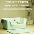 thumbnail image 2 of Large Opening Styles Cats Litters Box for Kittens AntiSplash Deeply Body Low Entry Easy to Clean PP Materials Ventilated OdorFree, 2 of 9
