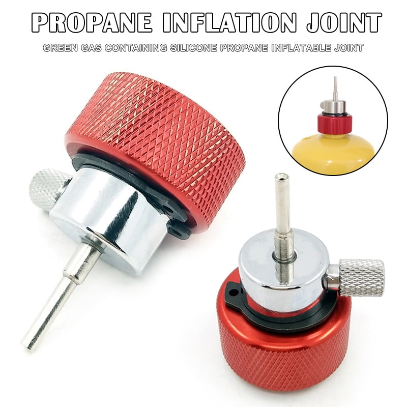 Propane Filling Adapter For Green Gas Tank With Silicone Oil Container Port Set 