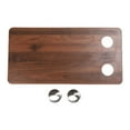 thumbnail image 2 of RV Wood Table Top Removable Table, Boat Table Top with 2 Cup Holders, Replacement Desktop Panel, RV Rectangular Tabletop for Caravan Marine Boat Yacht Rectangle, 31.49x15.74in, 2 of 7