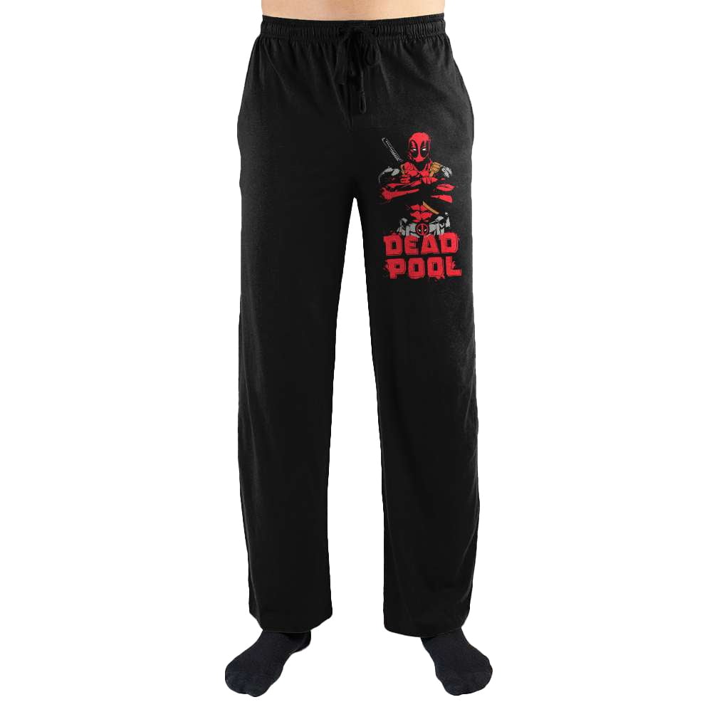 Marvel Comics Deadpool Costume Print Men's Sleep Pants Medium