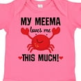 thumbnail image 4 of Inktastic My Meema Loves Me Grandson Boys or Girls Baby Bodysuit, 4 of 5
